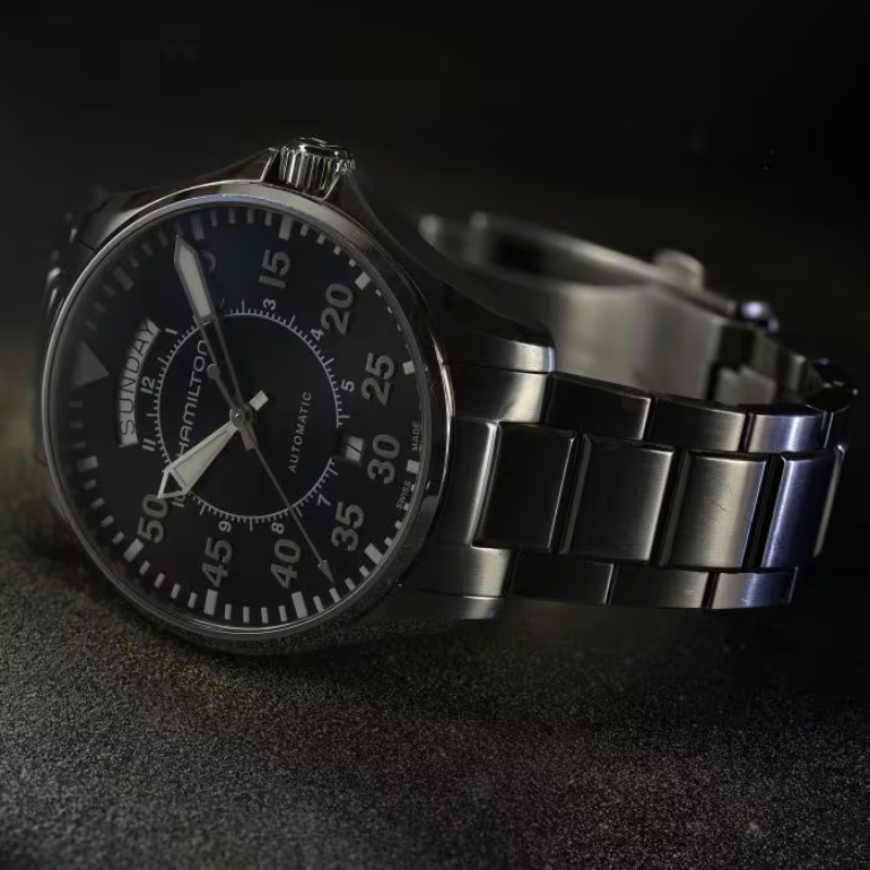 Hamilton 漢米爾頓-KHAKI AVIATION卡其航空系列-H64615135-42mm-電影《星際效應（Interstellar）》（2014年）