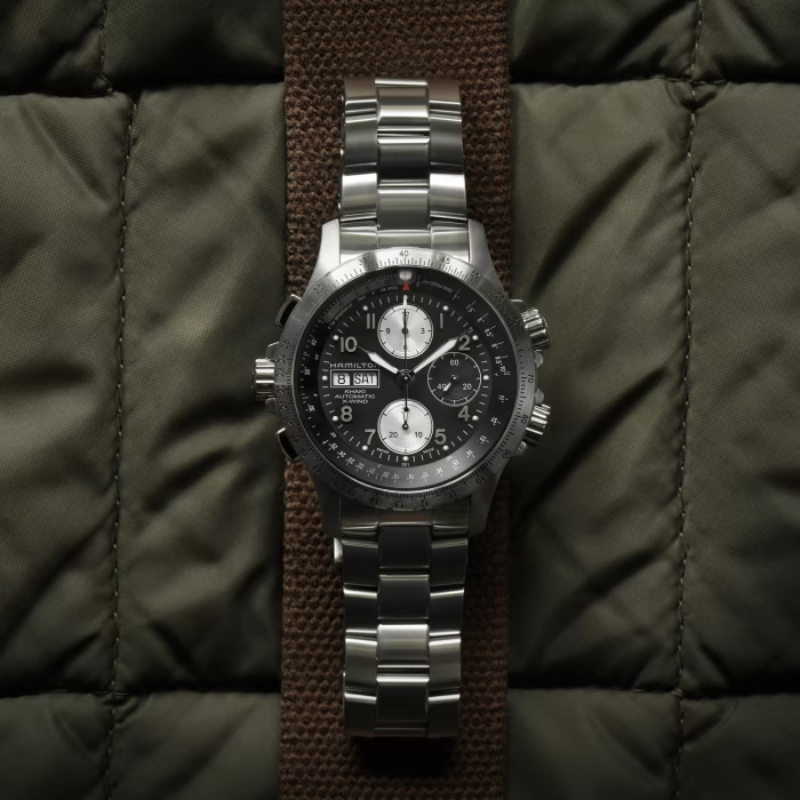 Hamilton 漢米爾頓-KHAKI AVIATION卡其航空系列-H77616133-44mm-影集《傑克萊恩（Jack Ryan）》第1季（2018年）和第2季（2019年）