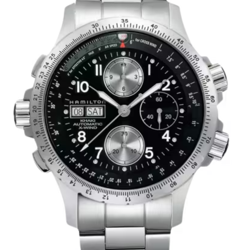 Hamilton 漢米爾頓-KHAKI AVIATION卡其航空系列-H77616133-44mm-影集《傑克萊恩（Jack Ryan）》第1季（2018年）和第2季（2019年）