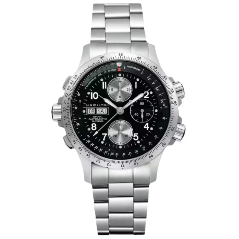 Hamilton 漢米爾頓-KHAKI AVIATION卡其航空系列-H77616133-44mm-影集《傑克萊恩（Jack Ryan）》第1季（2018年）和第2季（2019年）