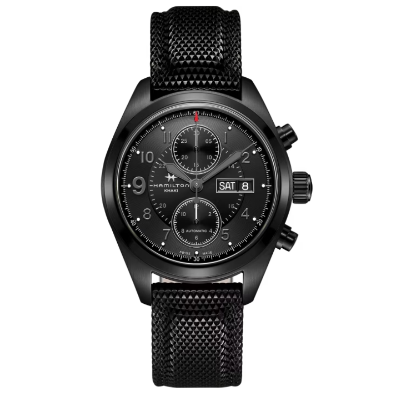 Hamilton 漢米爾頓-KHAKI FIELD卡其野戰系列-H71616535-42mm-影集《杰克·莱恩》（Jack Ryan）第1季（2018年）和第2季（2019年）