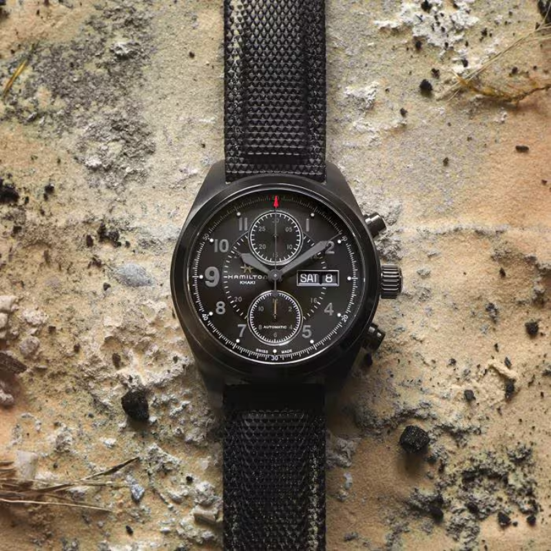 Hamilton 漢米爾頓-KHAKI FIELD卡其野戰系列-H71616535-42mm-影集《杰克·莱恩》（Jack Ryan）第1季（2018年）和第2季（2019年）