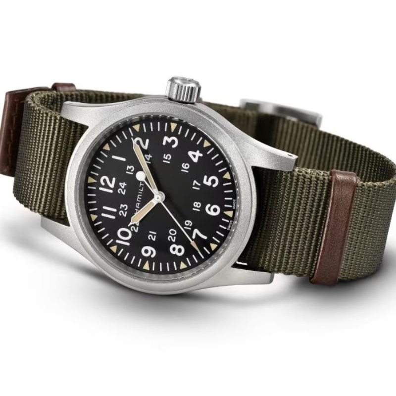 Hamilton 漢米爾頓-KHAKI FIELD卡其野戰系列-H69439931-38mm-電影《音速小子（Sonic the Hedgehog）》（2020年）