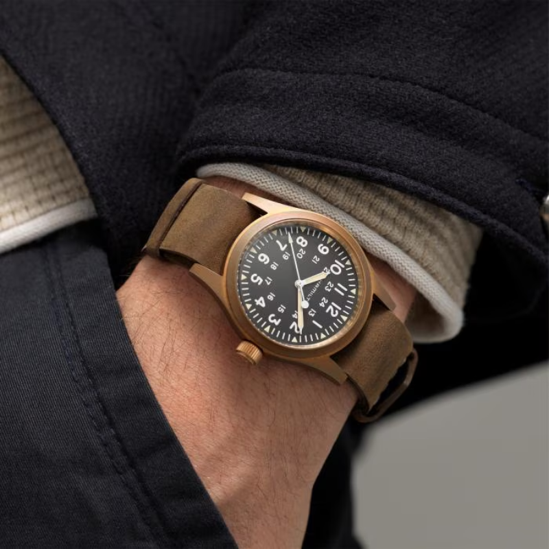 Hamilton 漢米爾頓-KHAKI FIELD卡其野戰系列-H69459530-38mm-電影《蟻人與黃蜂女：量子狂熱（Ant-Man and the Wasp: Quantumania ）》（2023年）