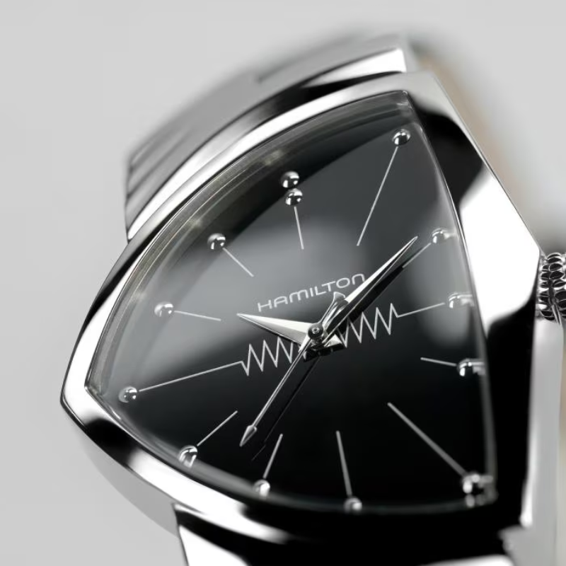 Hamilton 漢米爾頓-VENTURA探險系列-H24411732- 33.11mm x 51.63mm-電影《MIB星際戰警I（Men in Black I）》（1997年）