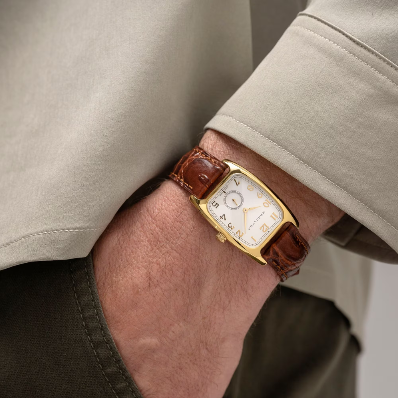 Hamilton 漢米爾頓-AMERICAN CLASSIC美國經典系列-H13431553-27mm x 32mm-電影《印第安納瓊斯：命運輪盤（INDIANA JONES AND THE DIAL OF DESTINY）》（2023年）