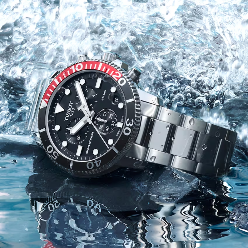 TISSOT天梭-Seastar 運動系列-T1204171105101-45.5mm