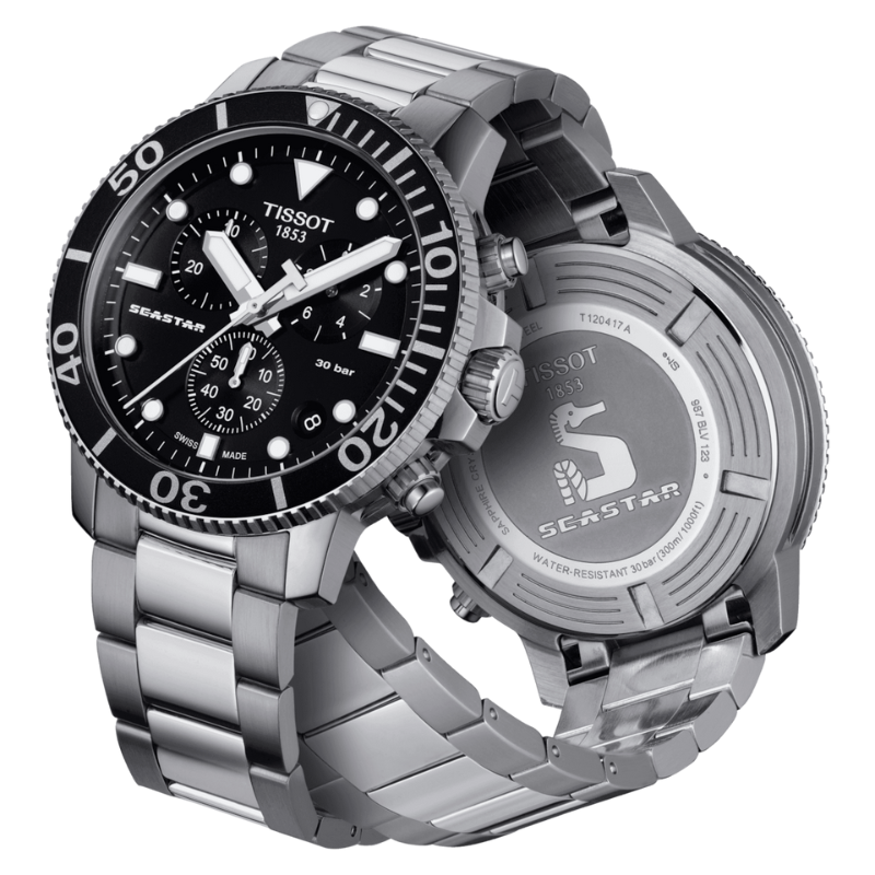 TISSOT天梭-Seastar 運動系列-T1204171105100-45.5mm