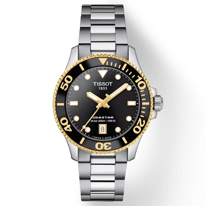 TISSOT天梭-Seastar 運動系列-T1202102105100-36mm