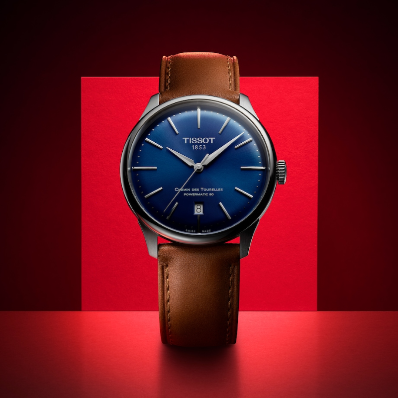 TISSOT天梭-Chemin des Tourelles杜魯爾 經典系列-T1394071604100-42mm