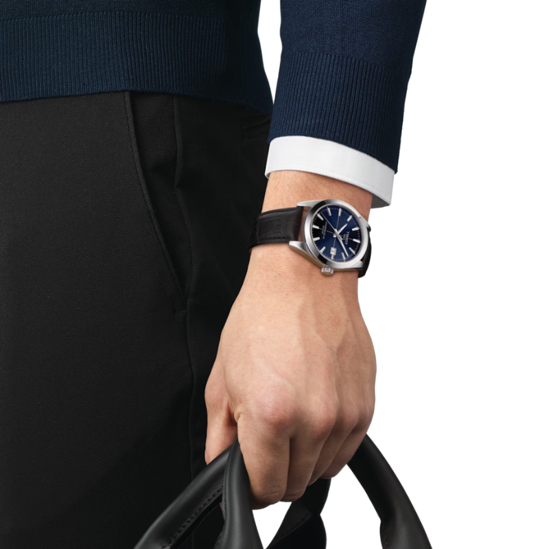TISSOT天梭-Gentleman 紳士 經典系列-T1274071604101-40mm
