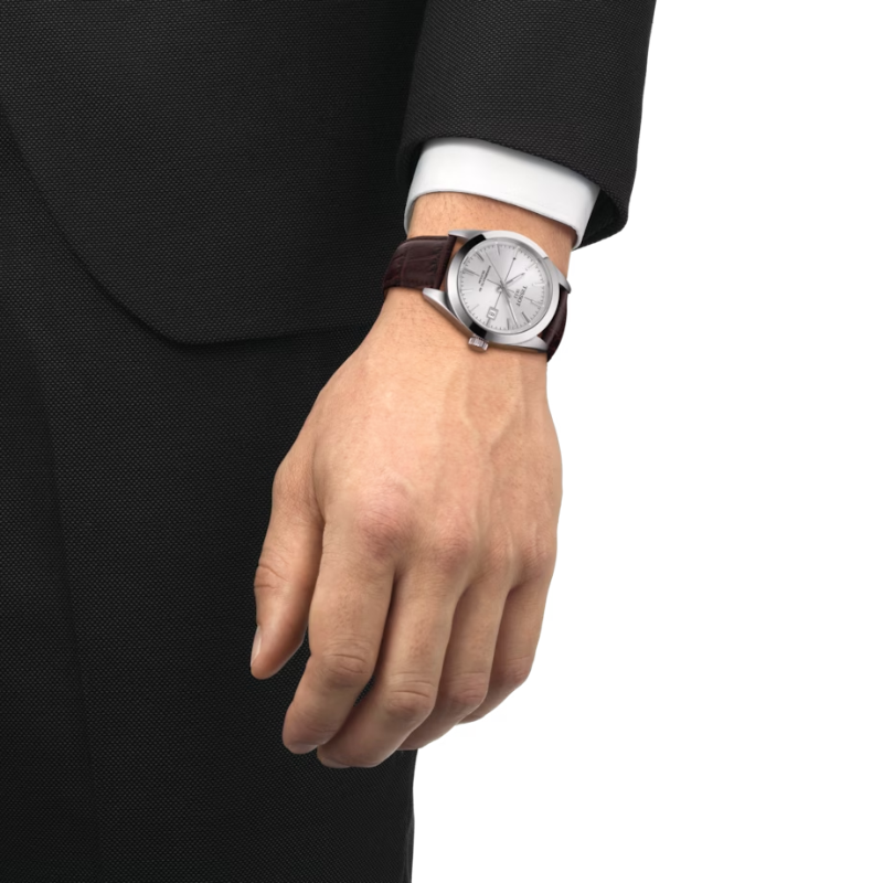 TISSOT天梭-Gentleman 紳士 經典系列-T1274071603101-40mm