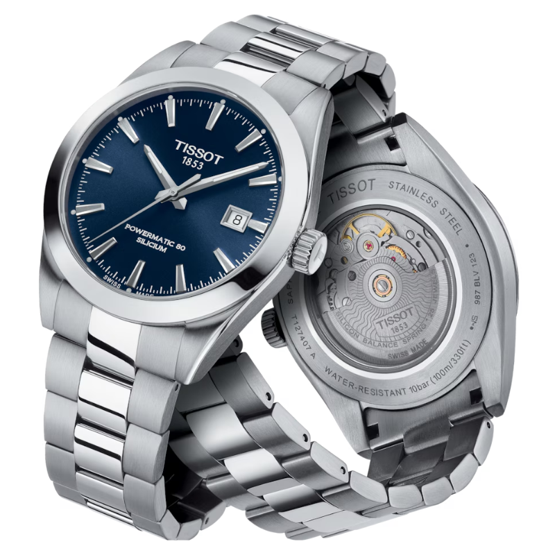 TISSOT天梭-Gentleman 紳士 經典系列-T1274071104100-40mm