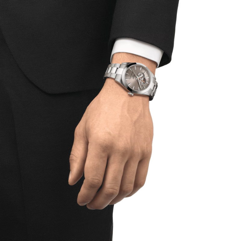 TISSOT天梭-Gentleman 紳士 經典系列-T1274071108100-40mm
