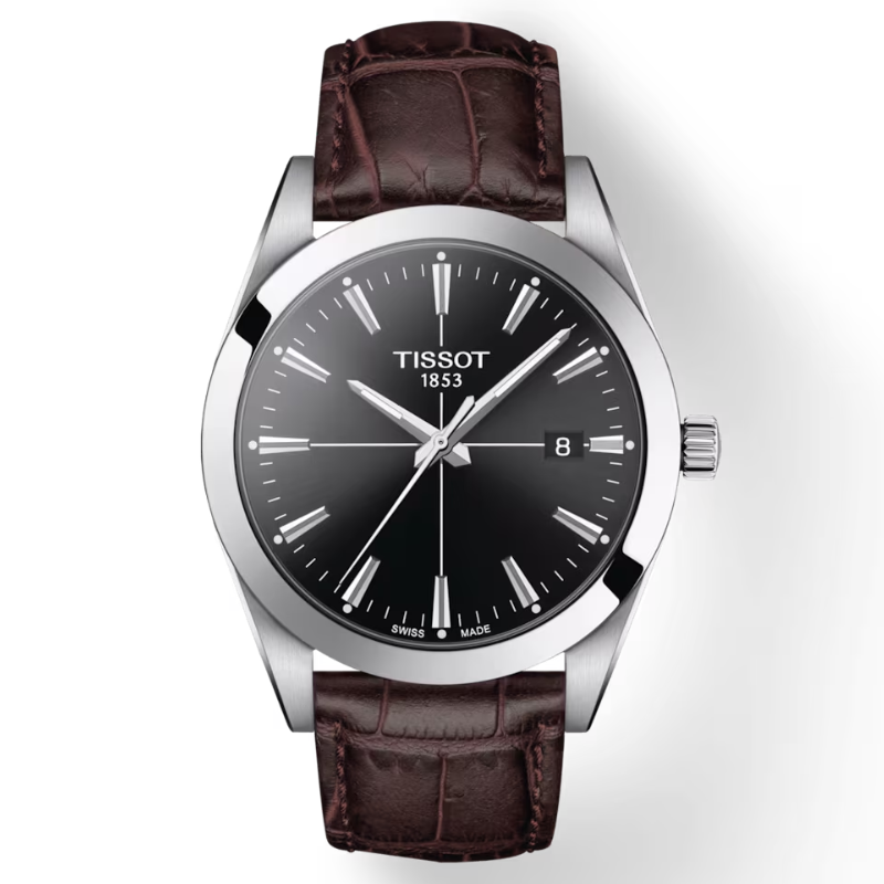 TISSOT天梭-Gentleman 紳士 經典系列-T1274101605101-40mm