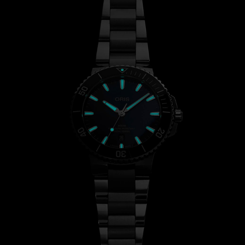 ORIS豪利時-AQUIS 系列-0173377894135-0782304PEB-43.5mm