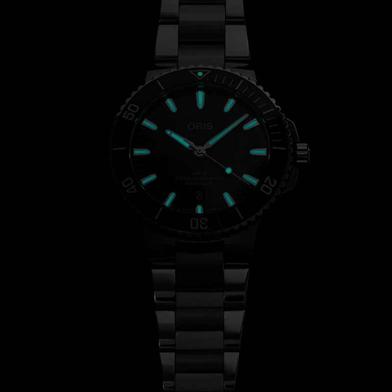 ORIS豪利時-AQUIS 系列-0173377894157-0782304PEB-43.5mm