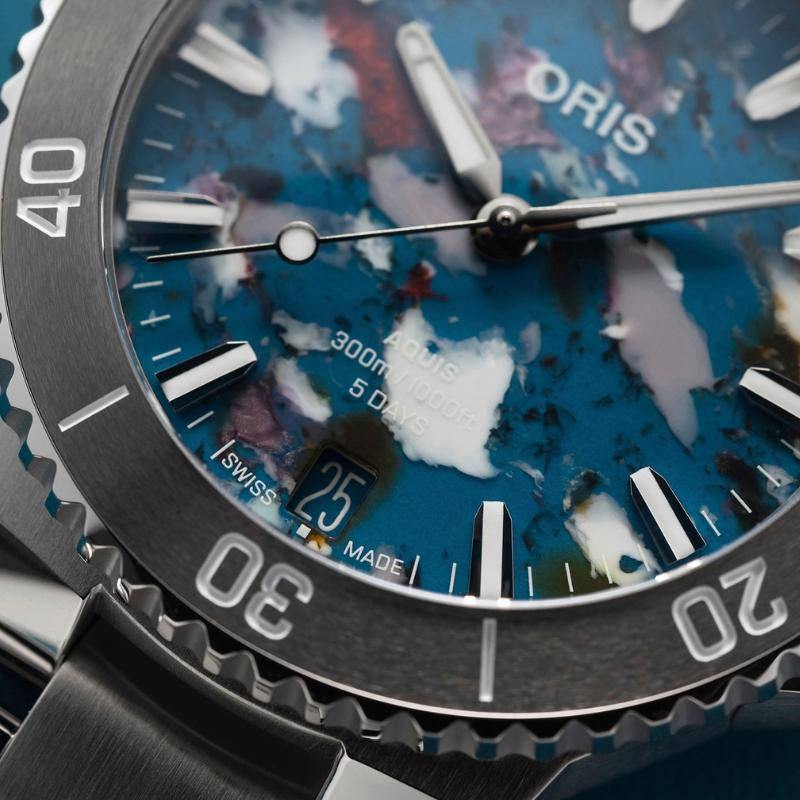 ORIS豪利時-AQUIS 系列-0140077904150-0782302PEB-43.5mm