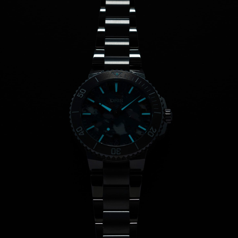 ORIS豪利時-AQUIS 系列-0140077904150-0782302PEB-43.5mm