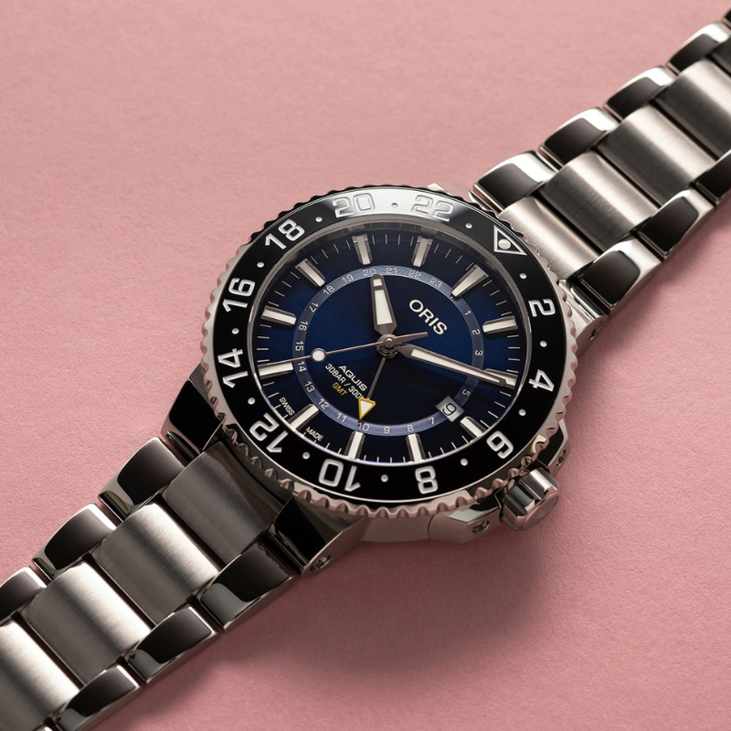 ORIS豪利時-AQUIS 系列-0179877544135-0782405PEB-43.5mm
