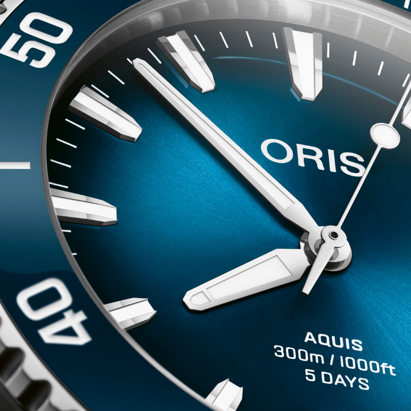 ORIS豪利時-AQUIS 系列-0140077904135-0782302PEB-43.5mm
