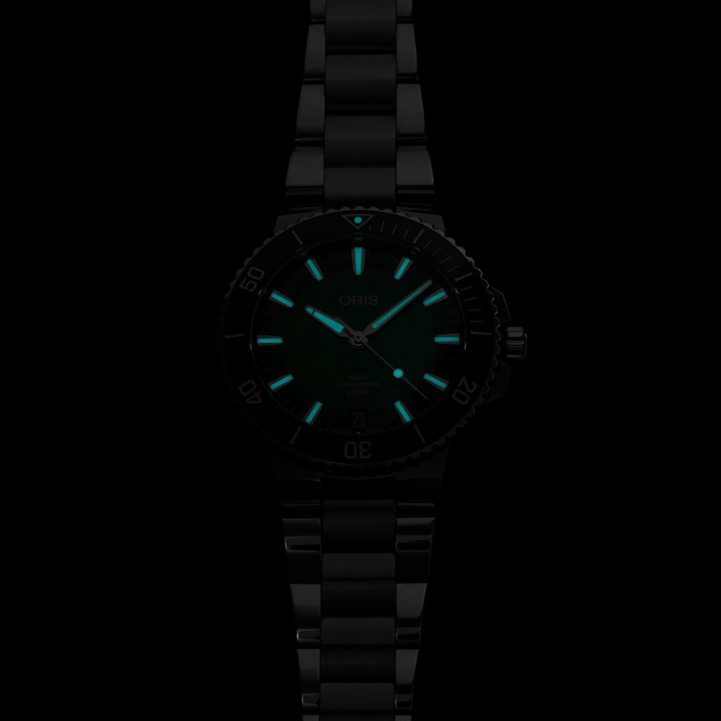 ORIS豪利時-AQUIS 系列-0140077904157-0782302PEB-43.5mm
