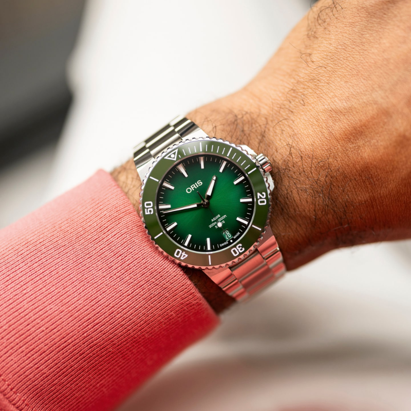 ORIS豪利時-AQUIS 系列-0140077904157-0782302PEB-43.5mm
