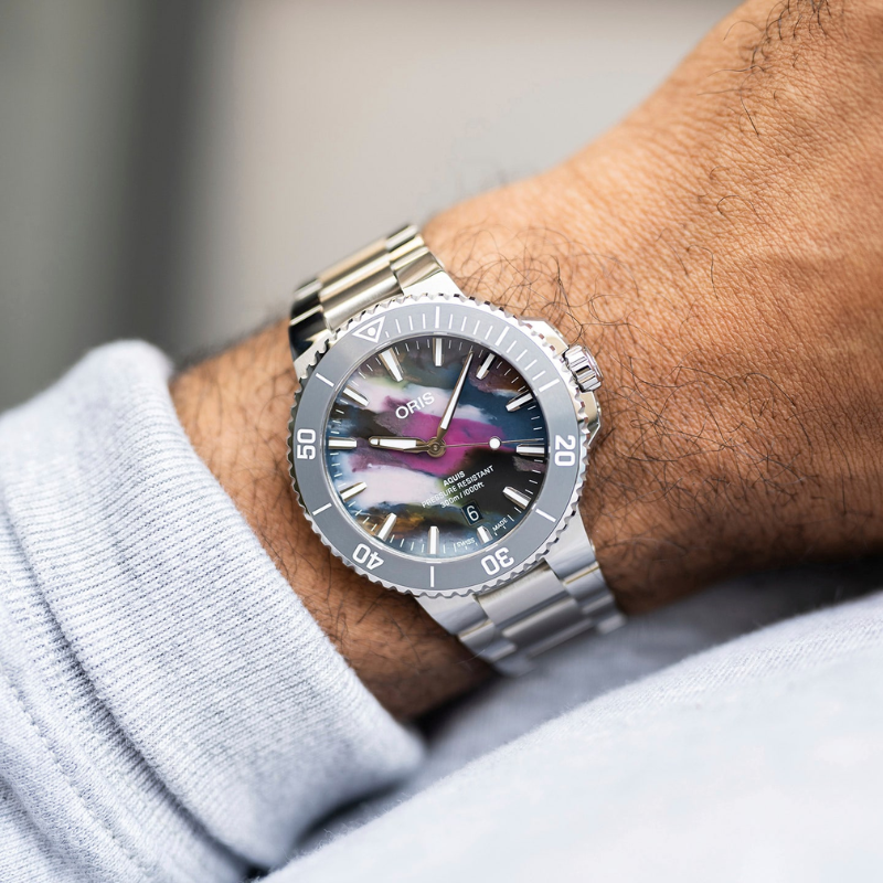 ORIS豪利時-AQUIS 系列-0173377874150-0782204PEB-41.5mm