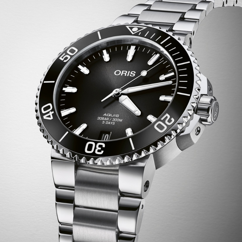 ORIS豪利時-AQUIS 系列-0140077694154-0782209PEB-41.5mm