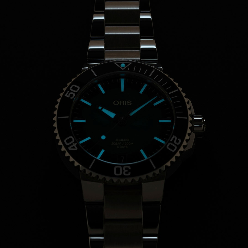 ORIS豪利時-AQUIS 系列-0140077694157-0782209PEB-41.5mm