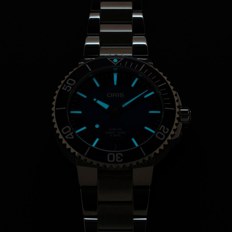 ORIS豪利時-AQUIS 系列-0140077694135-0782209PEB-41.5mm
