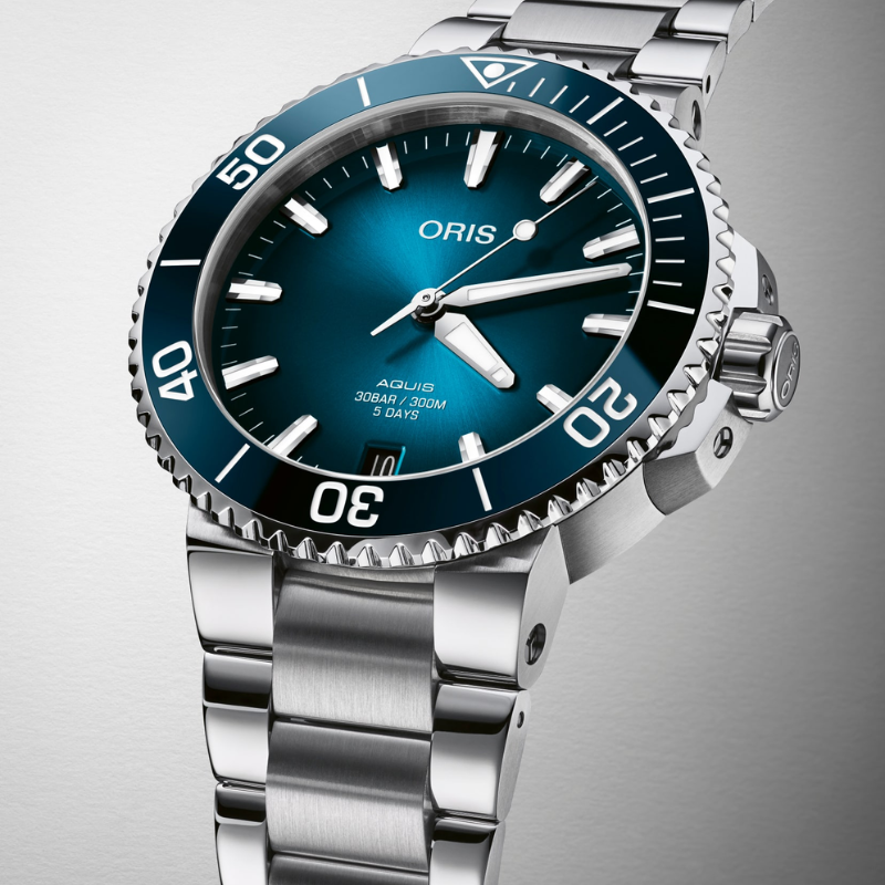 ORIS豪利時-AQUIS 系列-0140077694135-0782209PEB-41.5mm