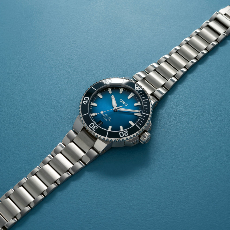 ORIS豪利時-AQUIS 系列-0140077694135-0782209PEB-41.5mm