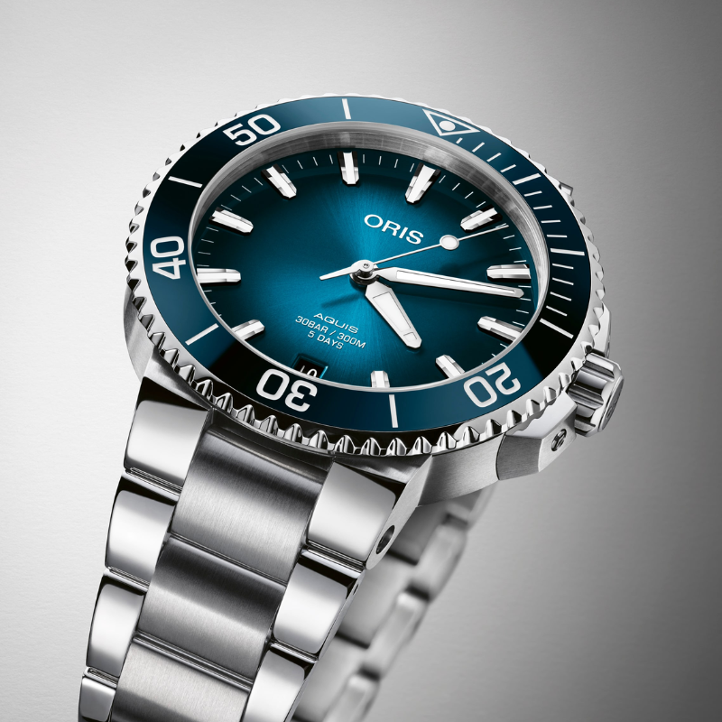 ORIS豪利時-AQUIS 系列-0140077694135-0782209PEB-41.5mm