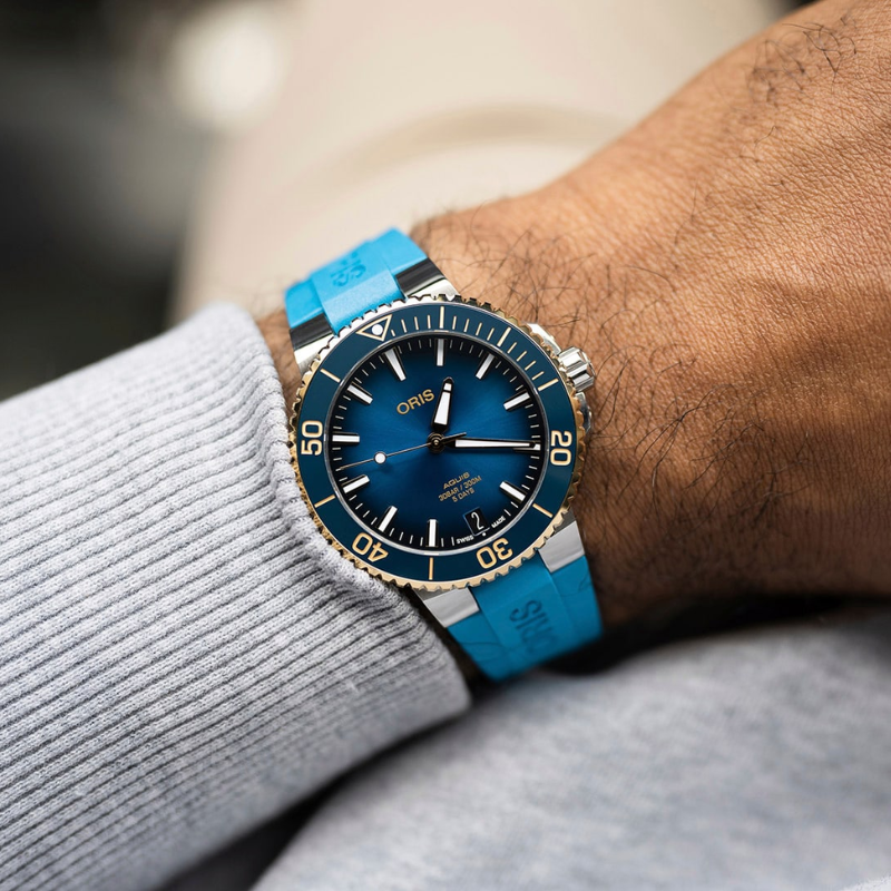 ORIS豪利時-AQUIS 系列-0140077696355-0742275FC-41.5mm