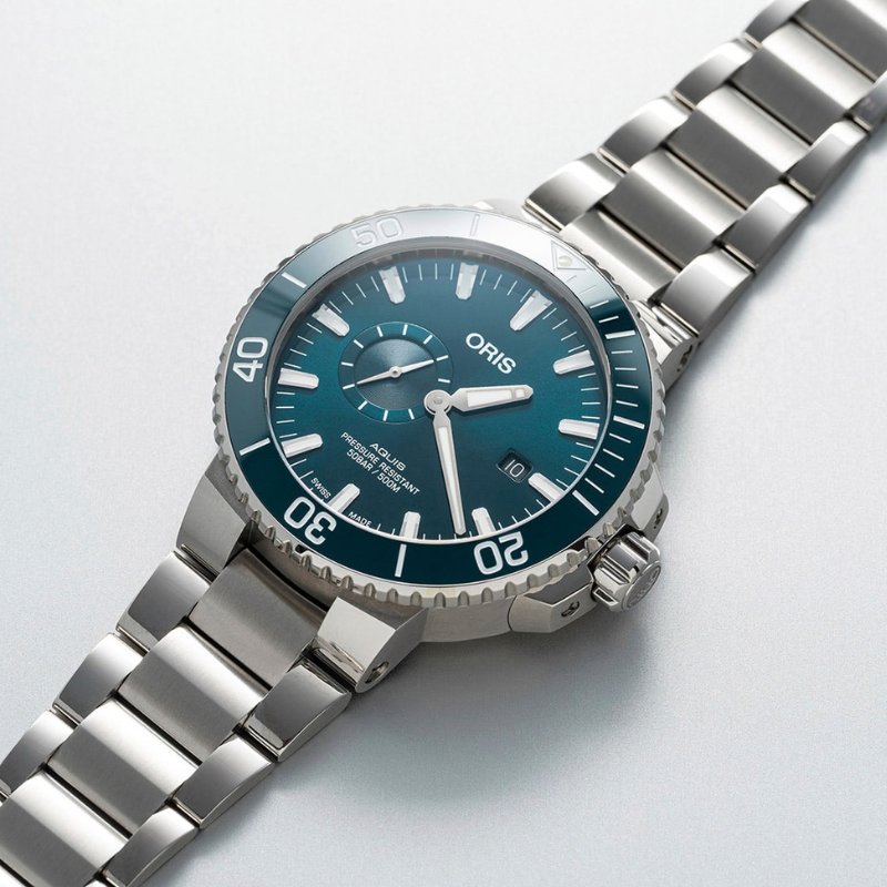 ORIS豪利時-AQUIS 系列-0174377334155-0782405PEB-45.5mm