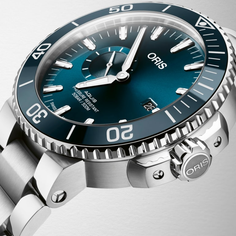 ORIS豪利時-AQUIS 系列-0174377334155-0782405PEB-45.5mm