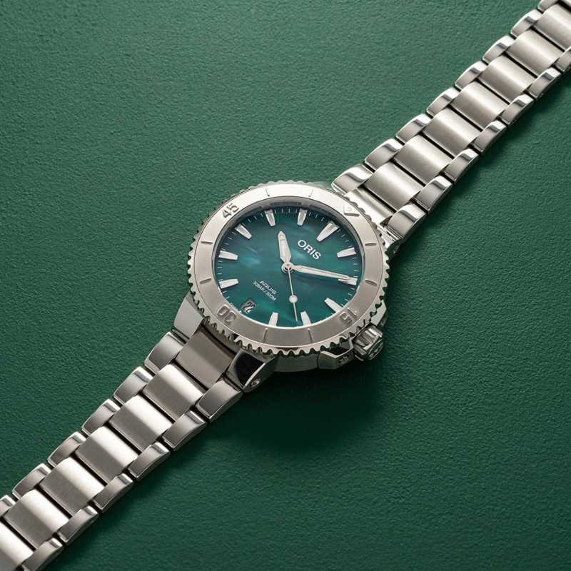 ORIS豪利時-AQUIS 系列-0173377704137-0781805P-36.5mm