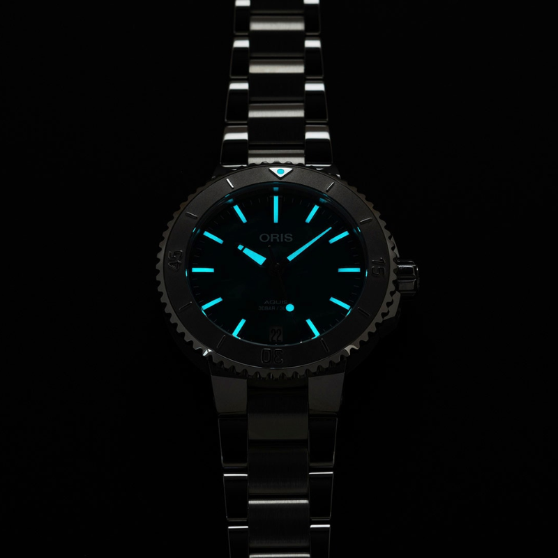 ORIS豪利時-AQUIS 系列-0173377704137-0781805P-36.5mm