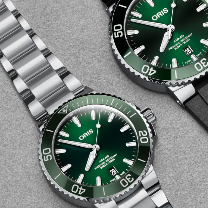ORIS豪利時-AQUIS 系列-0173377324157-0782105PEB-39.5mm