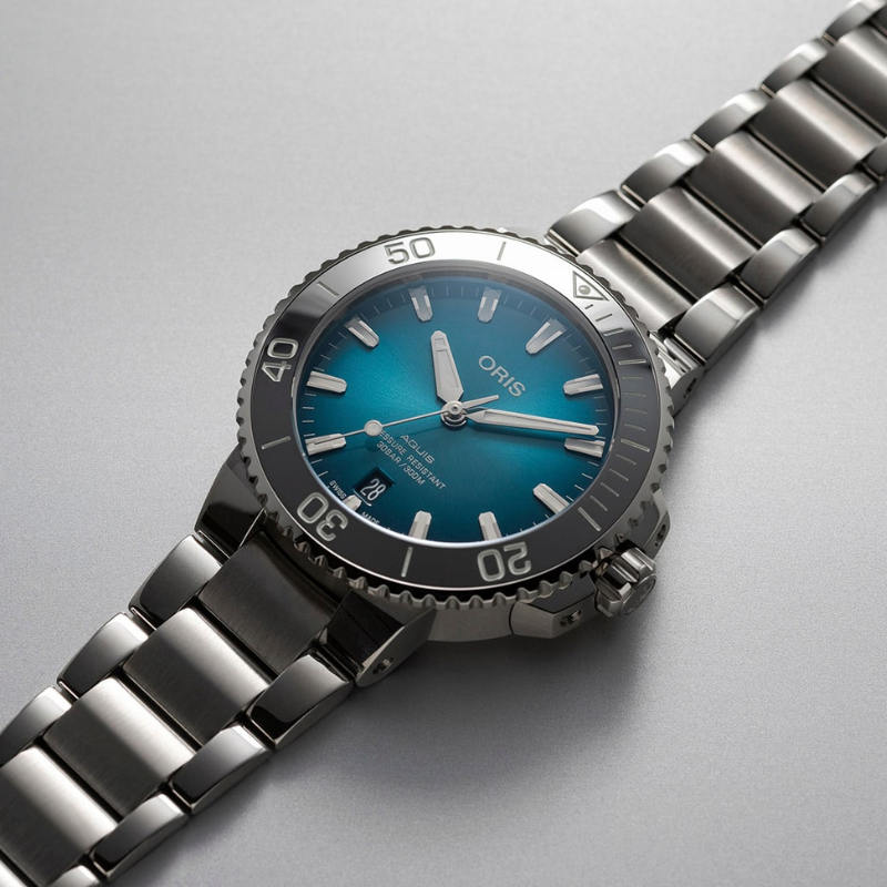ORIS豪利時-AQUIS 系列-0173377324155-0782105PEB-39.5mm