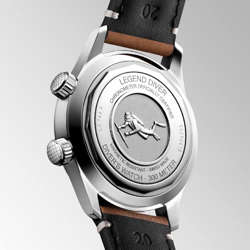 LONGINES浪琴-LEGEND DIVER復刻傳奇潛水系列-L37644500-39.00mm