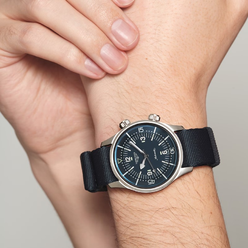 LONGINES浪琴-LEGEND DIVER復刻傳奇潛水系列-L37644902-39.00mm