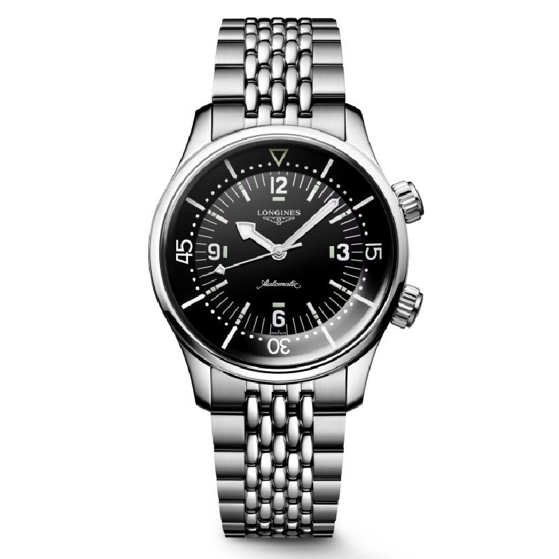 LONGINES浪琴-LEGEND DIVER復刻傳奇潛水系列-L37644507-39.00mm