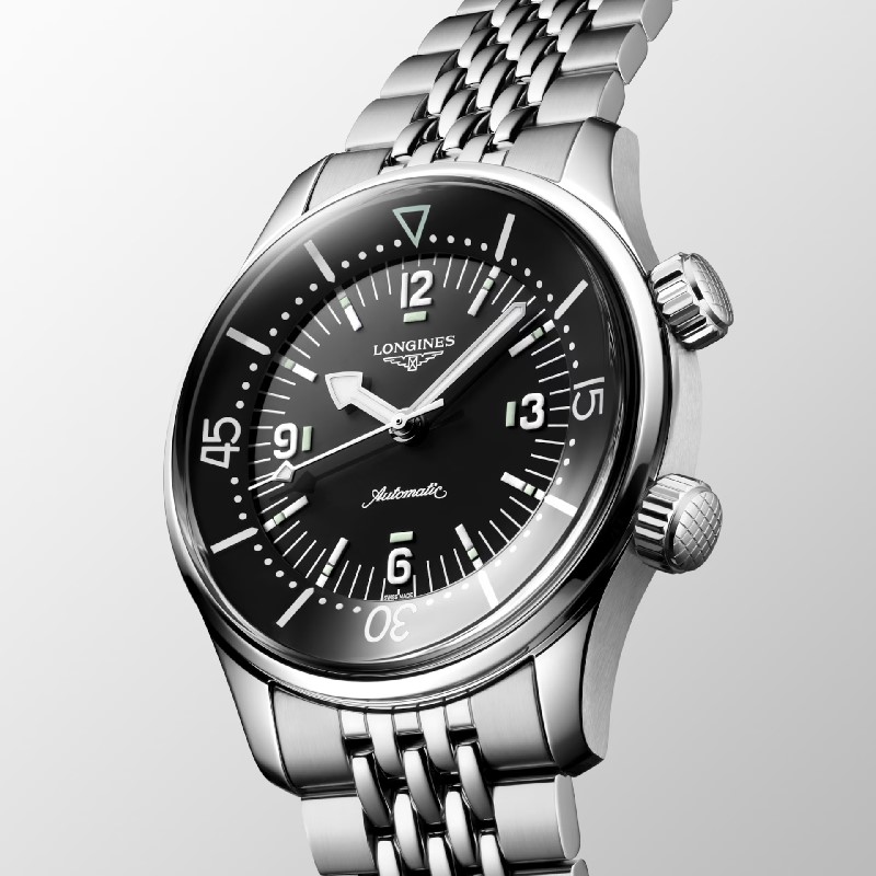 LONGINES浪琴-LEGEND DIVER復刻傳奇潛水系列-L37644507-39.00mm