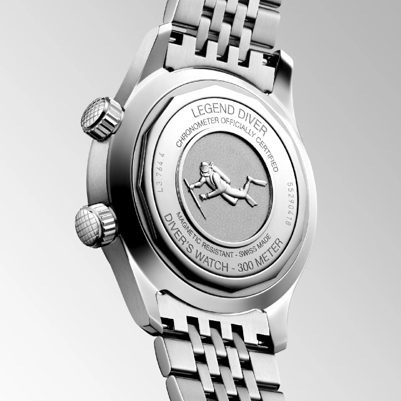 LONGINES浪琴-LEGEND DIVER復刻傳奇潛水系列-L37644507-39.00mm