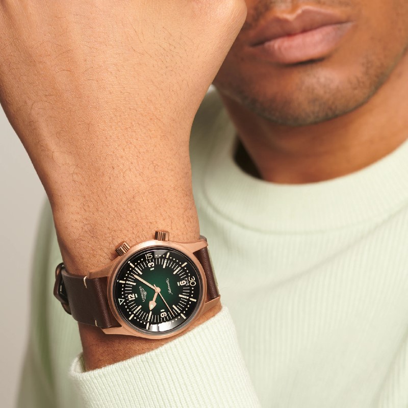 LONGINES浪琴-LEGEND DIVER復刻傳奇潛水系列-L37741502-42.00mm