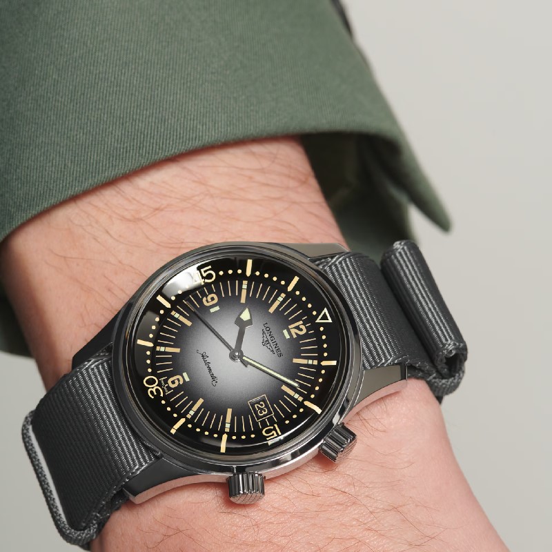 LONGINES浪琴-LEGEND DIVER復刻傳奇潛水系列-L37744702-42.00mm