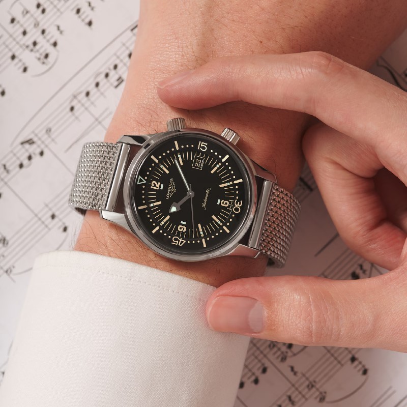 LONGINES浪琴-LEGEND DIVER復刻傳奇潛水系列-L37744506-42.00mm