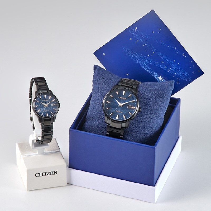CITIZEN 星辰-PAIR對錶-BM7595-89L-39.20mm